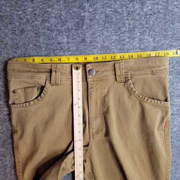 Browning Heritage Mens Canvas Pants Brown Tag 36x32 Fits 36x31 Articulated Knee - Picture 3 of 13
